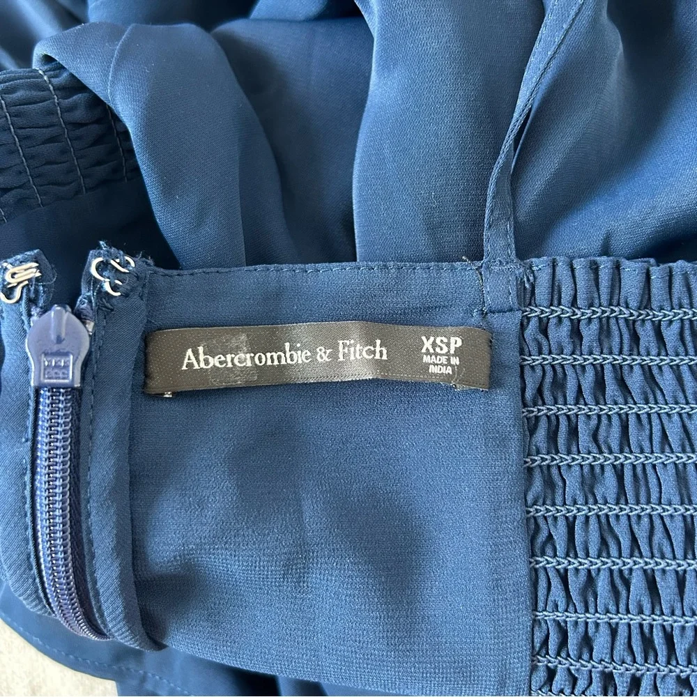Abercrombie Navy Tiered Dress